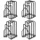 Cutting Board Rack Chopping Board Organizer Stand Holder Kitchen 1