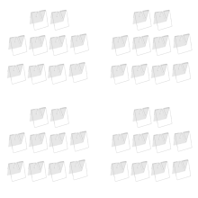 10PCS Clear Acrylic Knife Blade Display Stand Holders