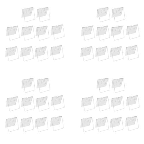 10PCS Clear Acrylic Knife Blade Display Stand Holders