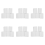 500Pcs/Environmentally Natural Corn Fiber Folding Tea Bag 7 X 10Cm 2
