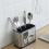 Kitchen Cutlery Organizer Knife Stand Plastic Drain Storage Holder 5