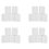 500Pcs/Environmentally Natural Corn Fiber Folding Tea Bag 7 X 10Cm 1