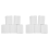 500Pcs/Environmentally Natural Corn Fiber Folding Tea Bag 7 X 10Cm 1