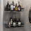 2Pcs Bathroom Shelves No-Drill Wall Mount Storage Rack for Shampoo 3
