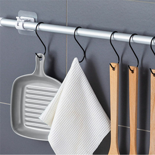 Hooks for Curtain Rod Without Nails Curtain Rod Brackets No Drilling 2