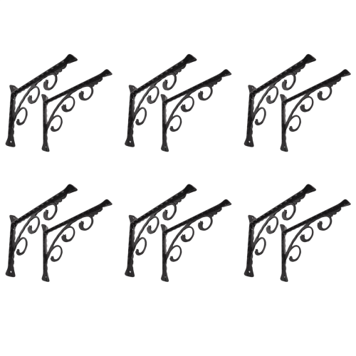 2Pcs Wall Mounted L Shaped Angle Bracket Multifuntional Brace Shelf S