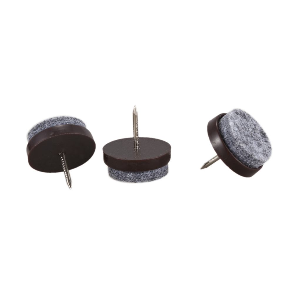50Pcs Chair Leg Floor Felt Pad Skid Glide Diy Nail Protectors 22Mm 4712582704394