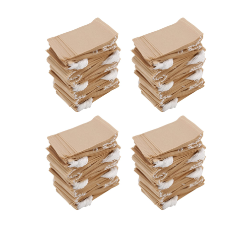 500 Pack Tea Filter Bags,Disposable Paper Tea Bag with Drawstring