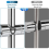 Hand Shower Holder with 2 Hooks, 360 Rotatable Holder, for Bathroom 2