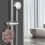 Hand Shower Holder with 2 Hooks, 360 Rotatable Holder, for Bathroom 5