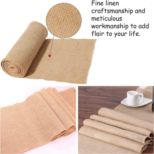 Table Runner 10 M x 30 cm Table Runner Linen Fabric 1