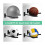 Medicine Ball Holder,Exercise Ball Wall Rack 7