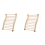 Sauna Backrest, Wooden Sauna Backrest, Ergonomic S-Shaped Backrest 1
