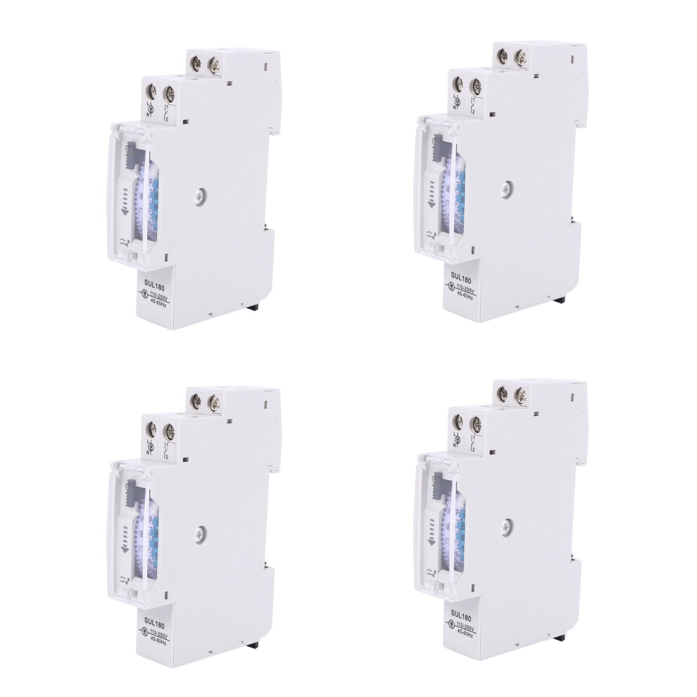 Sul180a 15 Minutes Mechanical Timer 24 Hours Programmable Din Rail 4712582713976