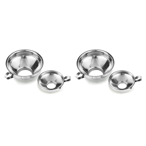 Canning Funnel,2 Pack Stainless Steel Kitchen Funnel Jar Funnel