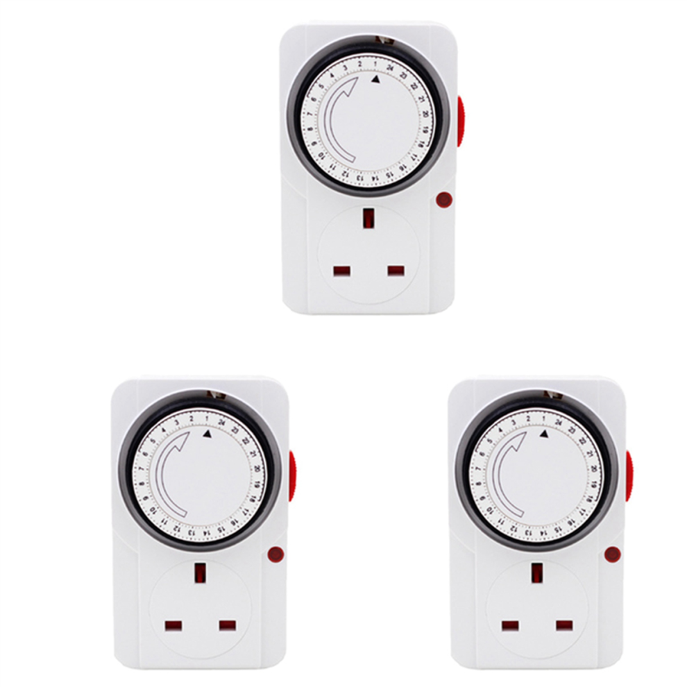 Timer Socket Kit-with Programmable Time Controller 3-Pin UK Plug