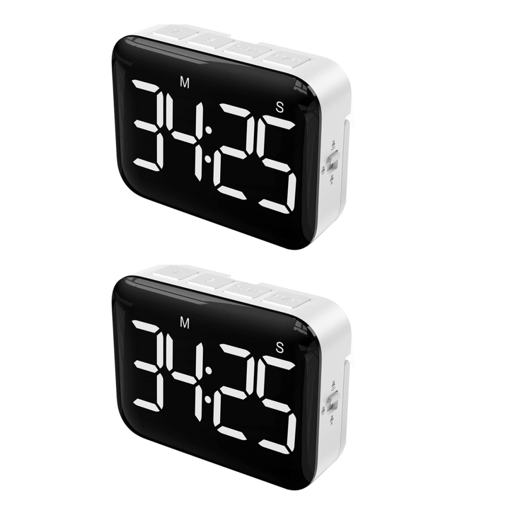 Digital Kitchen Timer - Magnetic Countdown Count Up Timer