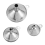 3Pcs Multifunctional Stainless Steel Funnel Oil Water 7