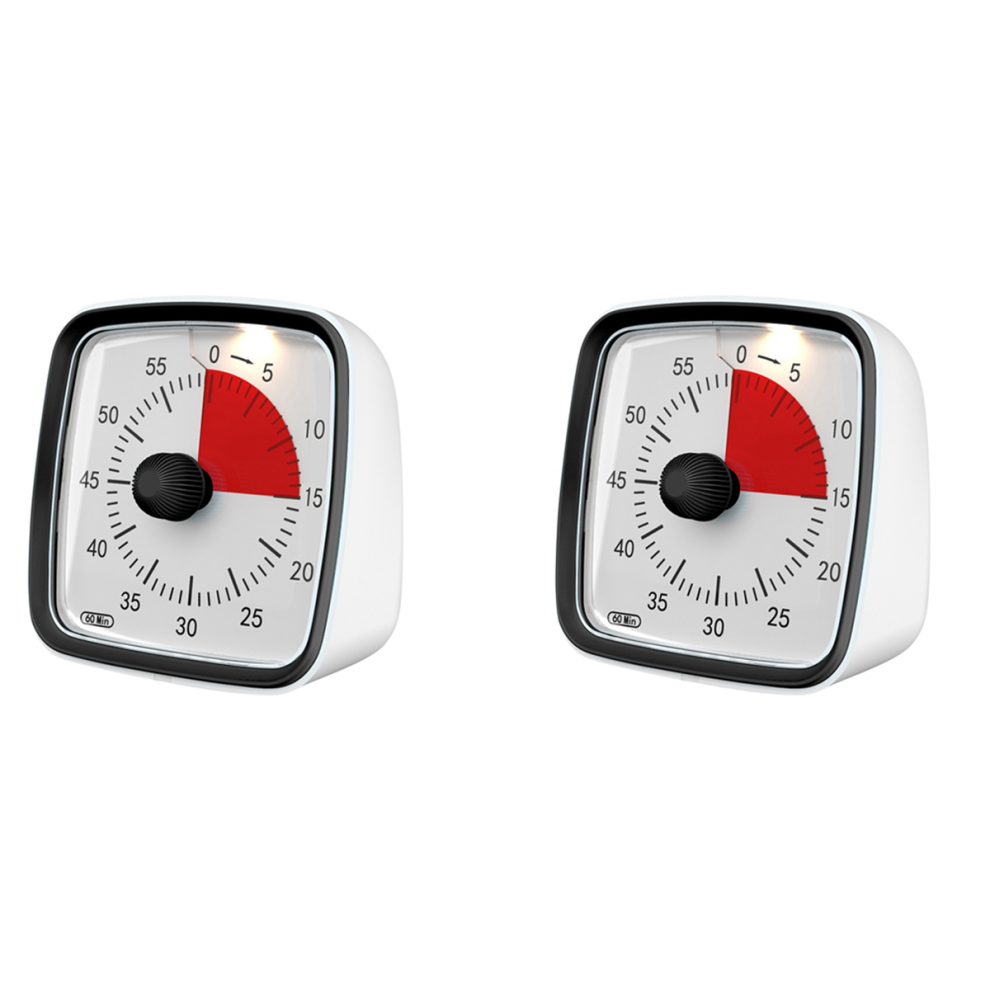 60-Minute Timer, Classroom Classroom Timer, Countdown Timer Black