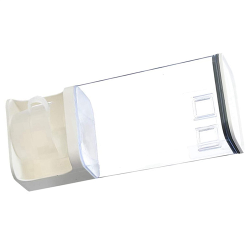 Wall-Mounted Dry Food Dispenser, Transparent Plastic -1500ML 1