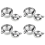 Canning Funnel,2 Pack Stainless Steel Kitchen Funnel Jar Funnel 1