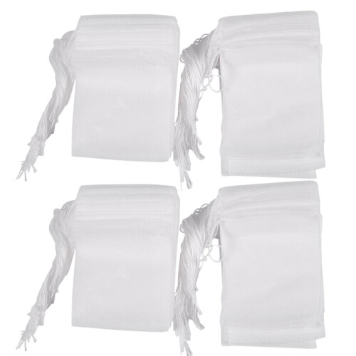 100 Pcs Disposable Empty Tea Bag String Heat Seal Filter Paper
