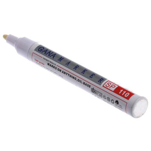 Permanent Car Tire Metal Paint Pen Marker White 2