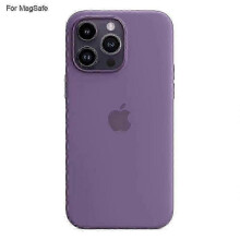 (Purple) For Iphone 14 Pro Max Case Compatible With Magsafe Liquid Silicone Phone Back Cover [induction Popov Lucky_b