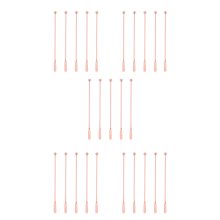 25Pcs Stainless Steel Stirrers Stir Cocktail Swizzle Stick-19Cm