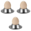 2 Pack,Stainless Steel Egg Cups for Hard Boiled Egg,Kitchen Display 1
