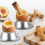2 Pack,Stainless Steel Egg Cups for Hard Boiled Egg,Kitchen Display 4