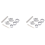 7 Pack Stainless Steel Easy Pie Ravioli Empanadas Mold 1