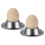 2 Pack,Stainless Steel Egg Cups for Hard Boiled Egg,Kitchen Display 2