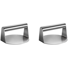Stainless Steel Burger Round Smash Burger with Handle