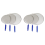 3 Pack Grease Splatter Screen for Frying Pan Cooking,Stainless Steel 1