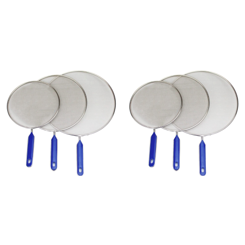 3 Pack Grease Splatter Screen for Frying Pan Cooking,Stainless Steel