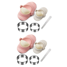 Dumpling Maker, Dumpling Dough Mold Set with Ring Cutter Spoon