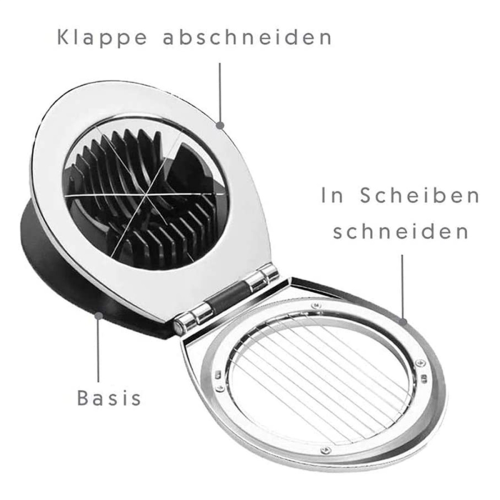 Egg Slicer for Hard Boiled Eggs, Egg Heavy Duty Cutter Duty Slicer 2