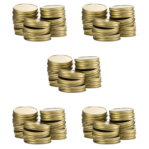 Jar Lids Regular Mouth Leak Proof Secure Storage Solid Caps