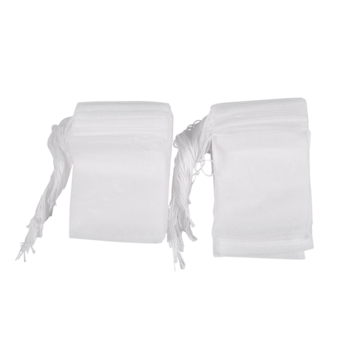 100 Pcs Disposable Empty Tea Bag String Heat Seal Filter Paper 2