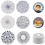 Ceramic Stone with Cork Backing Non-Slip Table Mat for Set of 6 3