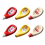 3 Pcs Ceramic Extruded Tomato Sauce Bottle Shape Seasoning Dish - S 1