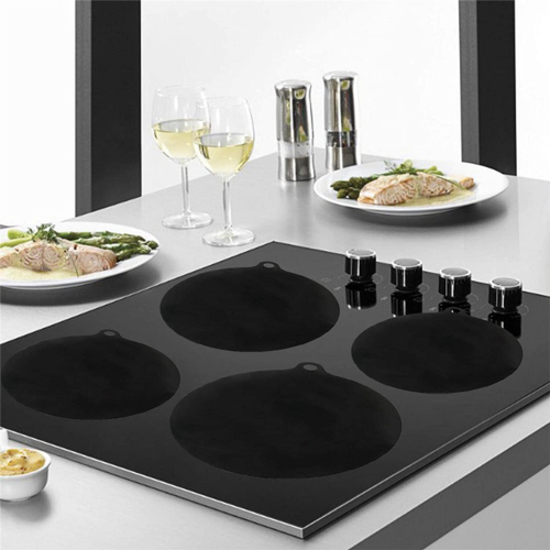 6 Pcs Electric Induction Hob Protector Mat,Anti-Slip Silicone Mat 1