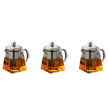Thickened Glass Teapot Heat Flower Tea Pot Bubble Tea Pot