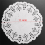 Lace Doilies Paper 100 Pcs,4.5 inch Liners for Cake,Tableware Display 4