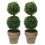 Artificial Plastic Trees In Pots Plant Potted Decor Pattern:Two Ball 1