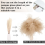 100 PCS Dried Pampas Grass Decor Bouquet for Wedding Party Boho Decor 5
