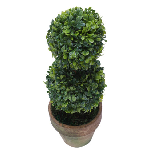 Artificial Plastic Trees In Pots Plant Potted Decor Pattern:Two Ball 1