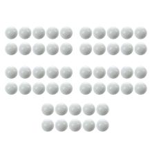 10pcs Bille Perle Ronde Verre Aquarium Poisson decoration blanc