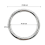 Metal Macrame Rings 2 Inch for Macrame Plant Hangers Macrame Kit 3